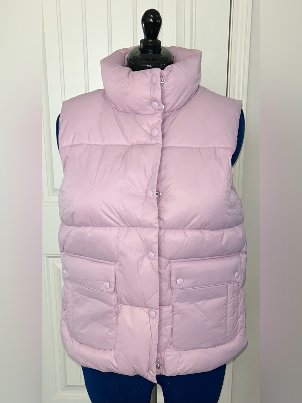 J. Crew Icy Orchid Signature Puffer Vest
